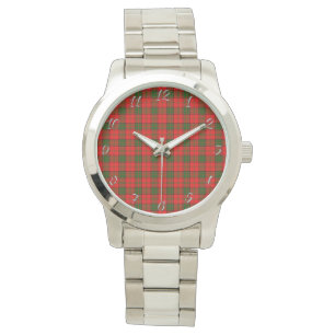 Klassisk tidslös Klan Adair Play Tartan Gift Armbandsur