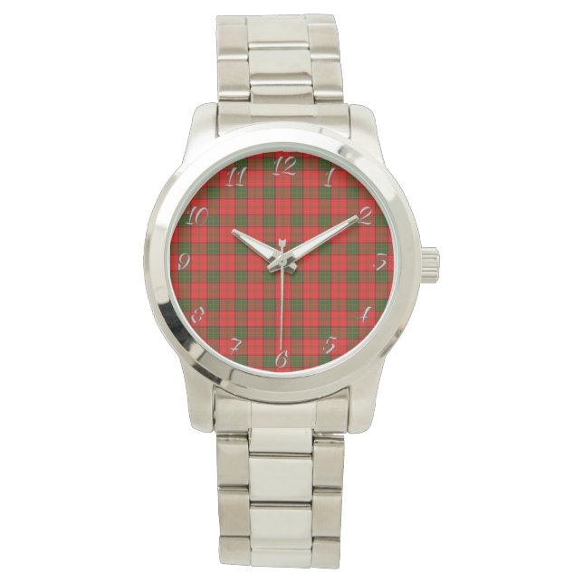 Klassisk tidslös Klan Adair Play Tartan Gift Armbandsur (Framsida)