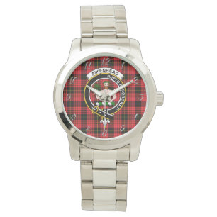 Klassisk tidslös Klan Aikenhead Tartan Play Gift Armbandsur