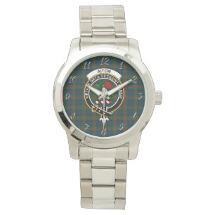 Klassisk tidslös Klan Aiton Tartan Play Gift Armbandsur