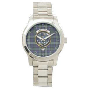 Klassisk tidslös Klan Arbuthnot Tartan Play Gift Armbandsur