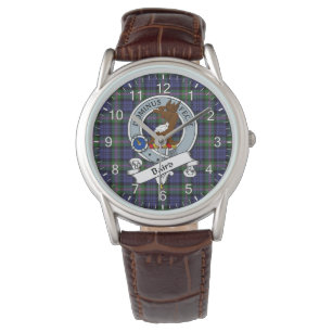 Klassisk tidslös Klan Baird Badge Tartan Play Armbandsur