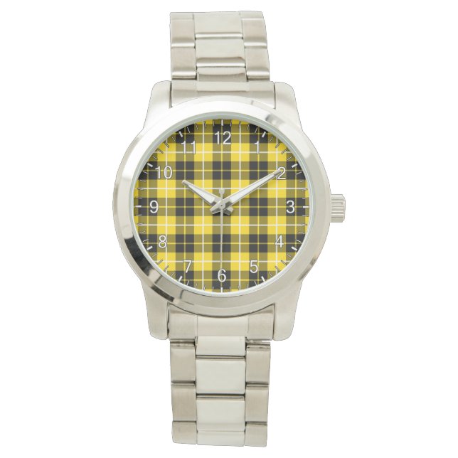Klassisk tidslös Klan Barclay Tartan Play Gift Armbandsur (Framsida)