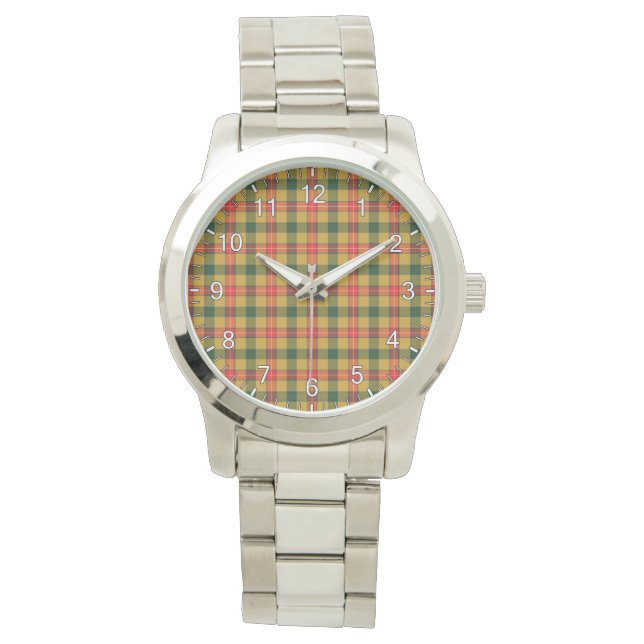 Klassisk tidslös Klan Baxter Tartan Play Gift Armbandsur (Framsida)