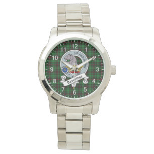 Klassisk tidslös Klan Beveridge Badge Tartan Play Armbandsur