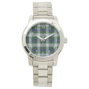 Klassisk tidslös Klan Blackwatch Modern Tartan Armbandsur