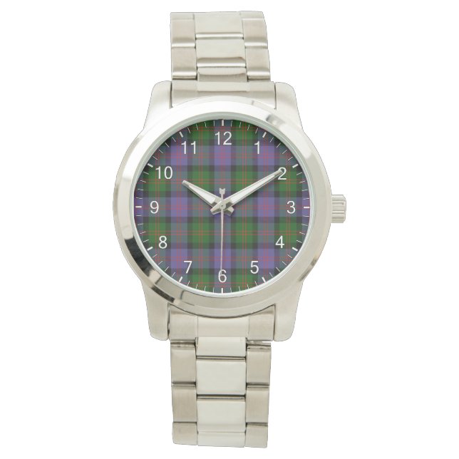 Klassisk tidslös Klan Blair Tartan Play Gift Armbandsur (Framsida)