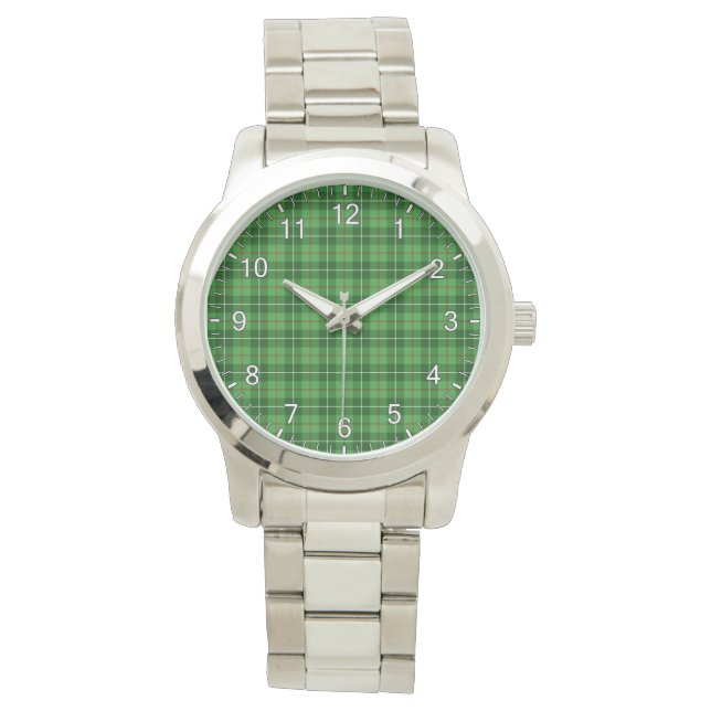Klassisk tidslös Klan Blane Tartan Play Gift Armbandsur (Framsida)