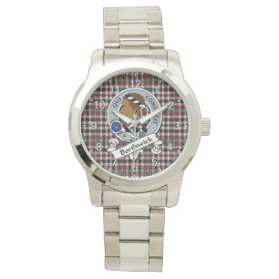 Klassisk tidslös Klan Borthwick Ancient Badge Tart Armbandsur