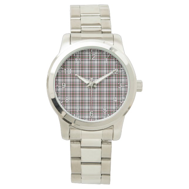 Klassisk tidslös Klan Borthwick Tartan Play Gift Armbandsur (Framsida)