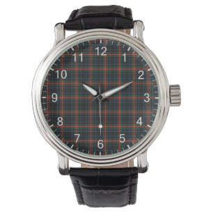 Klassisk tidslös Klan Braveeart Tartan Play Gift Armbandsur