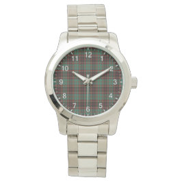 Klassisk tidslös Klan Buchan Ancient Tartan Play Armbandsur