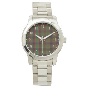 Klassisk tidslös Klan Buchan Tartan Play Gift Armbandsur
