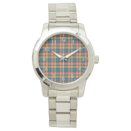Klassisk tidslös Klan Buchanan Ancient Tartan Armbandsur