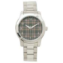 Klassisk tidslös Klan Buchanan Hunting Tartan Armbandsur