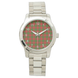 Klassisk tidslös Klan Burnett Tartan Play Gift Armbandsur