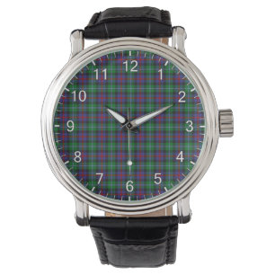 Klassisk tidslös Klan Calder Tartan Play Gift Armbandsur