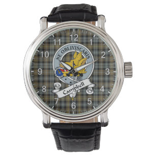 Klassisk tidslös Klan Campbell Argyll Weasted (C Armbandsur