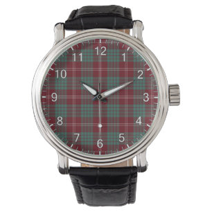 Klassisk tidslös Klan Crawford Tartan Play Gift Armbandsur