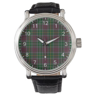 Klassisk tidslös Klan Crosbie Tartan Play Gift Armbandsur