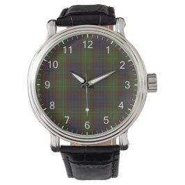 Klassisk tidslös Klan Cunningham Hunting Tartan Pl Armbandsur