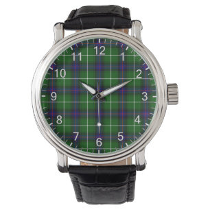 Klassisk tidslös Klan Donald MacDonald Tartan Plai Armbandsur