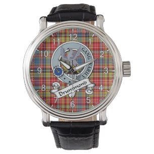 Klassisk tidslös Klan Drummond of Strathallan Badg Armbandsur
