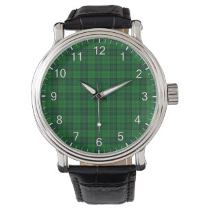 Klassisk tidslös Klan Dunbar Hunting Tartan Play Armbandsur