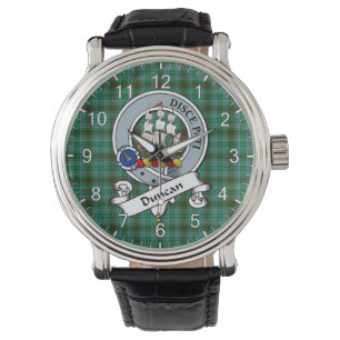 Klassisk tidslös Klan Duncan of Sketraw Badge Tart Armbandsur