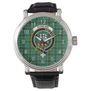 Klassisk tidslös Klan Duncan of Sketraw Tartan Bad Armbandsur