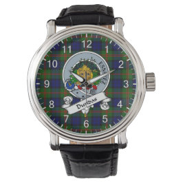 Klassisk tidslös Klan Dundas Badge Tartan Watch Armbandsur