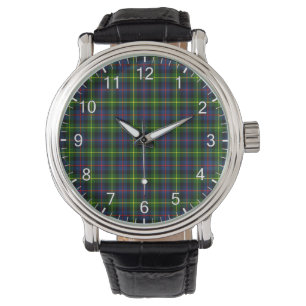 Klassisk tidslös Klan Farquharson Modern Tartan Armbandsur