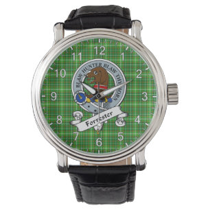Klassisk tidslös Klan Forrester Hunting Badge Tart Armbandsur