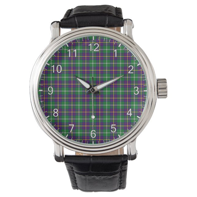 Klassisk tidslös Klan Inglis Modern Tartan Play Armbandsur (Framsida)