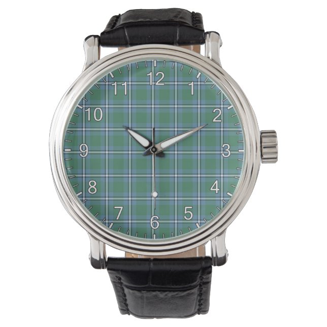 Klassisk tidslös Klan Irvine Tartan Plade Gift Armbandsur (Framsida)