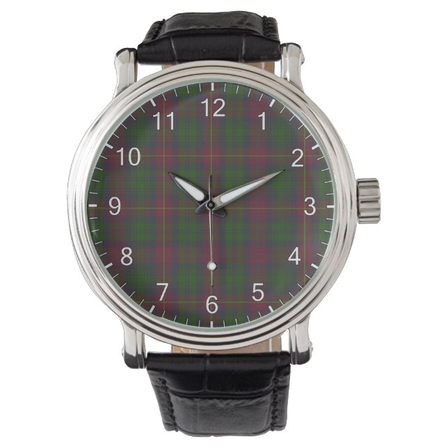 Klassisk tidslös Klan Kairns Hunting Tartan Play Armbandsur (Framsida)