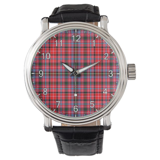 Klassisk tidslös Klan Udny Tartan Play Gift Watch Armbandsur (Framsida)