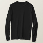 Klassisk, tidslös, traditionell, svart, fast Färg T Shirt<br><div class="desc">Klassisk Långärmad T Shirt and avslappnad roligt påstående tillbehör som är tryckt med Classic Timless Traditional Black Solid Färg grafisk konstruktorillustration och väljer produktsamling av TheFabricSeal print on demand shop shop på Zazzle.com #ZazzleMade https://www.zazzle.com/store/thefabricseal TheFabricSeal ©️ Original. Svart är ett färg som är resultatet av att inget synligt ljus eller...</div>