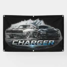 Klassisk till modern Charger Muscle Car Evolution