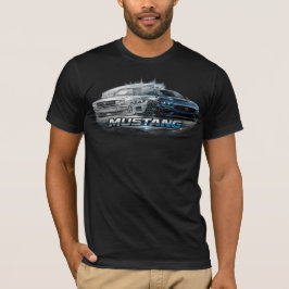Klassisk till modern Mustang Muscle Car Evolution T Shirt