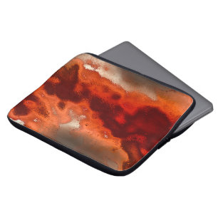 Klassisk till nedfläckad i höggradiga röda&koralls laptop fodral