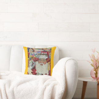 Klassisk tomte - kolla det två gånger Helgdag Guld Kudde