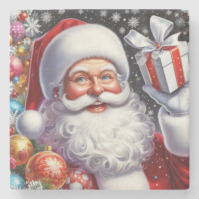 Klassisk tomte med nuvarande och prydnadsföremål stenunderlägg (Framsidan)