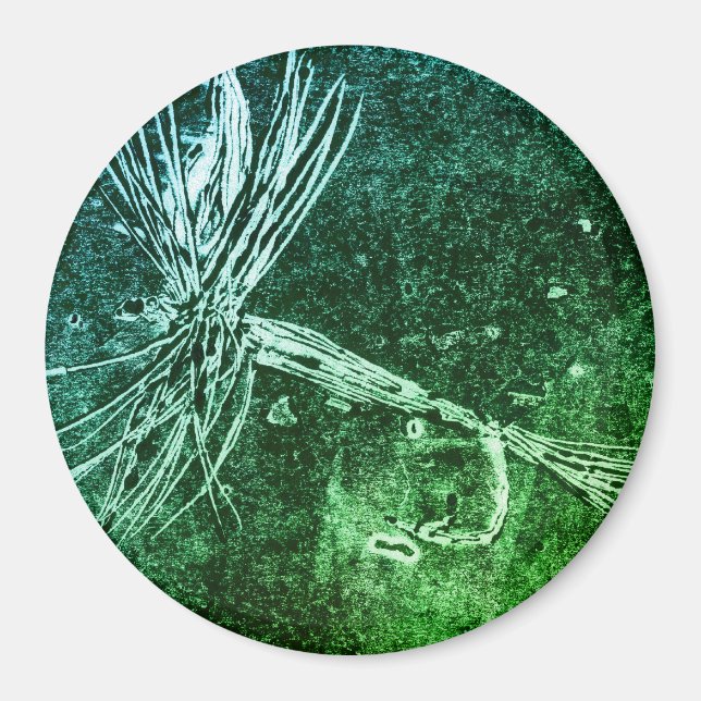 Klassisk torrflygning mönster för fiske efter örin magnet (Framsidan)