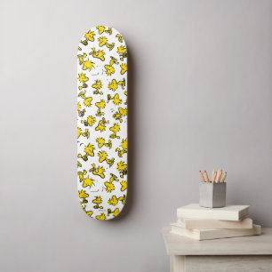 Klassisk trädeskonstruktion Mönster Mini Skateboard Bräda 18,5 Cm
