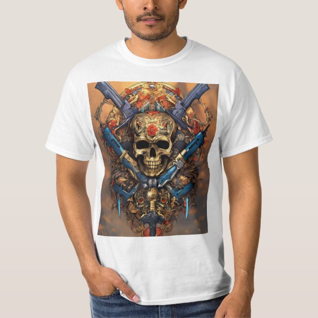 Klassisk traditionell T-Shirt-design som inspirera T Shirt (Framsida)
