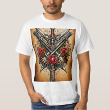Klassisk traditionell T-Shirt-design som inspirera