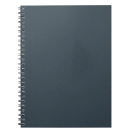 Klassisk Träkolsgrå Enfärgad Minimalistisk Anteckningsbok