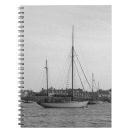 Klassisk träyacht anteckningsbok
