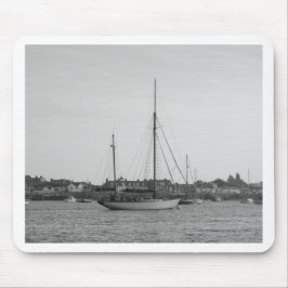Klassisk träyacht musmatta
